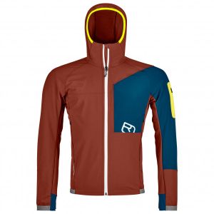 Prezzi Ortovox berrino hooded jacket giacca softshell uomo (s, rosso)