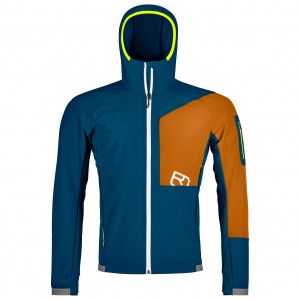 Prezzi Ortovox berrino hooded jacket giacca softshell uomo (m, blu)