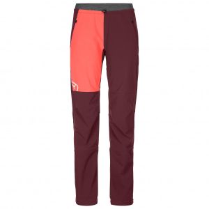 Prezzi Ortovox women\'s berrino pants pantaloni per sci alpinismo (xs - regular, rosso)