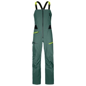 Prezzi Ortovox 3l deep shell bib pants pantaloni da sci uomo (s, verde)