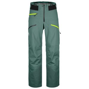 Prezzi Ortovox 3l deep shell pants pantaloni da sci uomo (s, turchese)