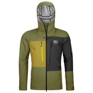 Prezzi Ortovox 3l deep shell jacket giacca da sci uomo (s, olivia)