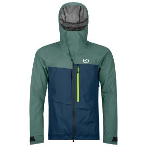 Prezzi Ortovox 3l ravine shell jacket giacca da sci uomo (m, blu)