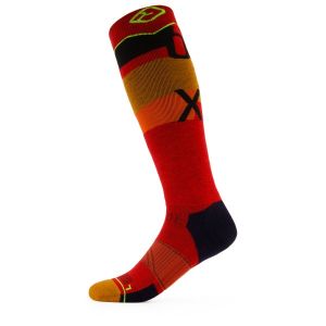 Prezzi Ortovox freeride long socks cozy calze da sci uomo (39-41, rosso)