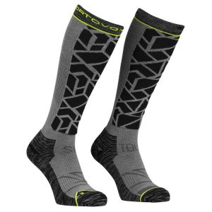 Prezzi Ortovox ski tour comp long socks calze da sci (39-41, grigio/nero)