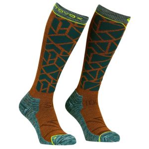 Prezzi Ortovox ski tour comp long socks calze da sci (39-41, marrone)