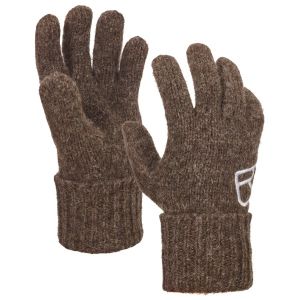 Prezzi Ortovox classic wool glove guanti uomo (xs, marrone)