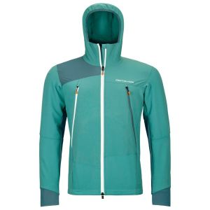 Prezzi Ortovox pala hooded jacket giacca softshell uomo (m, turchese)