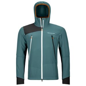 Prezzi Ortovox pala hooded jacket giacca softshell uomo (s, turchese)