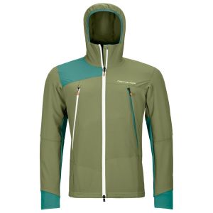 Prezzi Ortovox pala hooded jacket giacca softshell uomo (s, olivia)