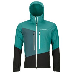 Prezzi Ortovox westalpen softshell jacket giacca softshell uomo (s, turchese)