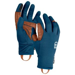 Prezzi Ortovox fleece light glove guanti (xs, blu)