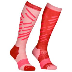 Prezzi Ortovox women\'s ski tour long socks calze da sci (35-38, rosso/fuchsia)