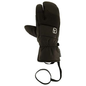 Prezzi Ortovox full leather 3 finger glove guanti uomo (xs, nero)