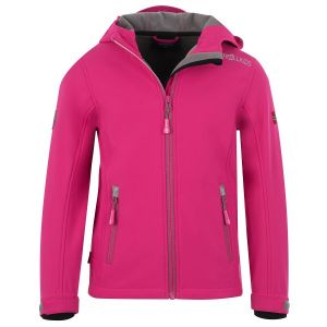 Prezzi Trollkids girl\'s trollfjord jacket giacca softshell bambini (98, fuchsia)