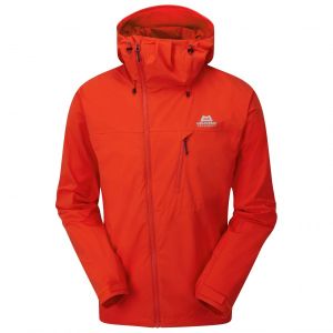 Prezzi Mountain equipment squall hooded jacket giacca softshell (s, rosso)