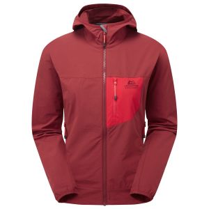 Prezzi Mountain equipment women\'s echo hooded jacket giacca softshell (8, rosso)