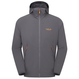 Prezzi Rab borealis hoody giacca softshell uomo (xl, grigio)