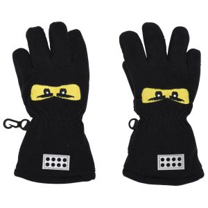 Prezzi Lego kid\'s asmus 600 fleece glove guanti bambini (110/116, nero)