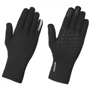 Prezzi Gripgrab waterproof knitted thermal glove guanti (xs/s - 7-8, nero)