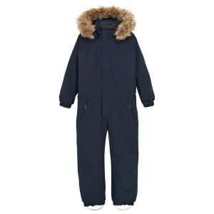 Prezzi Color kids kid\'s coverall with fake fur tuta outdoor bambini (104, blu)