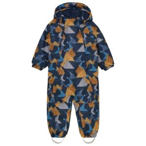 Prezzi Color kids kid\'s coverall with 2 zip aop tuta outdoor bambini (86, blu)