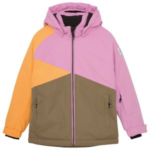 Prezzi Color kids girl\'s ski jacket colorblock giacca da sci (104, fuchsia)