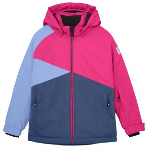 Prezzi Color kids girl\'s ski jacket colorblock giacca da sci (104, blu/fuchsia)