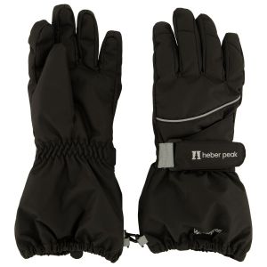 Prezzi Heber peak kids pinushe. glove guanti bambini (4-6 years, nero)