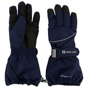 Prezzi Heber peak kids pinushe. glove guanti bambini (4-6 years, blu)