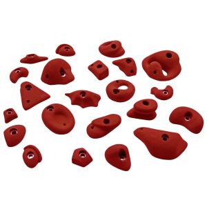 Prezzi Kmz holds set 1 set 22 appigli da arrampicata s-xl rosso