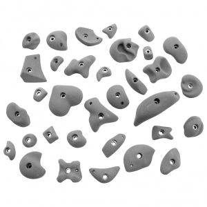 Prezzi Kmz holds set 5 set 33 appigli da arrampicata s-mega grigio