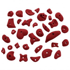 Prezzi Kmz holds set 5 set 33 appigli da arrampicata s-mega rosso/bianco