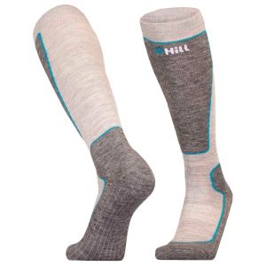 Prezzi Uphillsport valta alpine ski 4-layer shin cushioned m5 merino calze da sci (43-46, grigio)