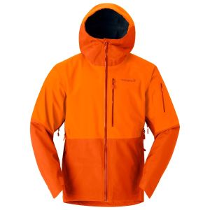 Prezzi Norrona lofoten gore-tex jacket giacca da sci (l, rosso/arancione)