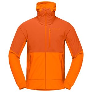 Prezzi Norrona lofoten hiloflex200 hood giacca softshell uomo (m, arancione)