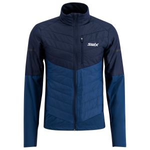 Prezzi Swix nordic hybrid insulated jacket giacca sci di fondo uomo (l, blu)