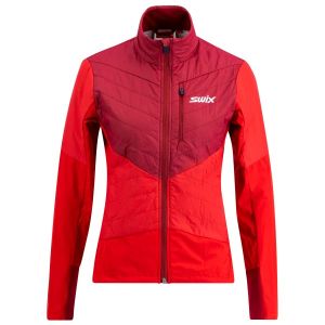 Prezzi Swix women\'s nordic hybrid insulated jacket giacca sci di fondo donna (xs, rosso)