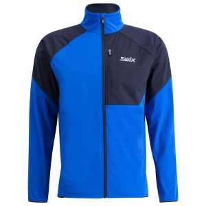 Prezzi Swix focus wind jacket giacca sci di fondo uomo (l, blu)