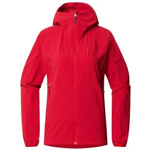 Prezzi Haglofs women\'s rosson softshell hood giacca softshell donna (xs, rosso)