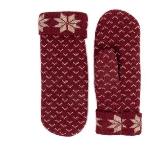 Prezzi Satila reindeer mitten guanti (one size, rosso)