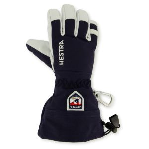 Prezzi Hestra army leather heli ski 5 finger guanti (5, blu)