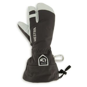 Prezzi Hestra army leather heli ski 3 finger guanti (10, grigio/nero)