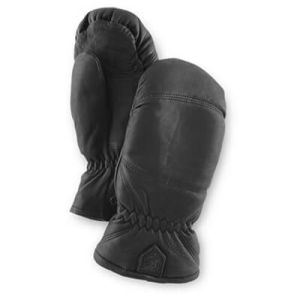 Prezzi Hestra leather box mitt guanti (5, nero/grigio)