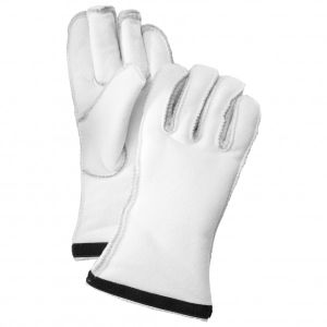 Prezzi Hestra heli ski liner 5 finger guanti (6, bianco)