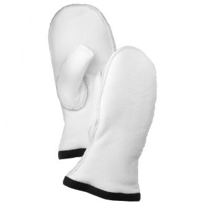 Prezzi Hestra heli ski liner mitt guanti (6, bianco/grigio)