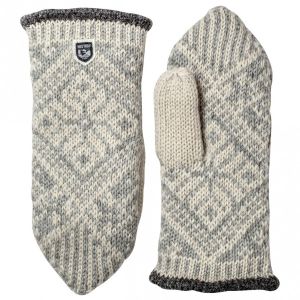 Prezzi Hestra nordic wool mitt guanti (6, grigio)