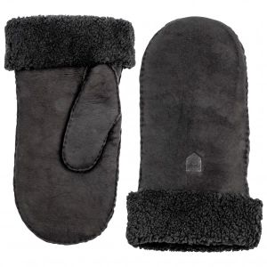 Prezzi Hestra sheepskin mitt guanti (6, nero/grigio)