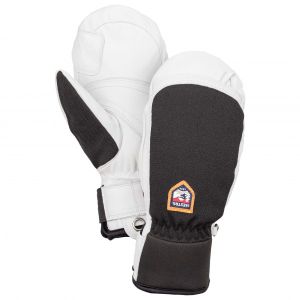 Prezzi Hestra army leather patrol mitt guanti (6, grigio/bianco)