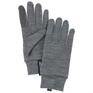 Prezzi Hestra merino touch point guanti (6, grigio)